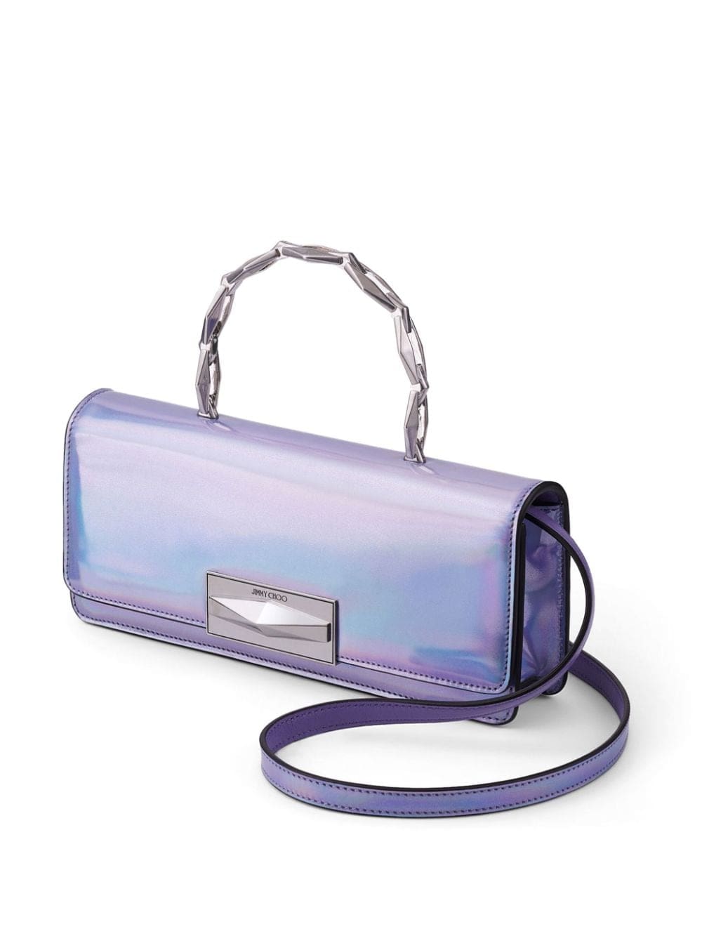 Jimmy Choo Diamond Chain iridescent-effect tote bag - Image 4