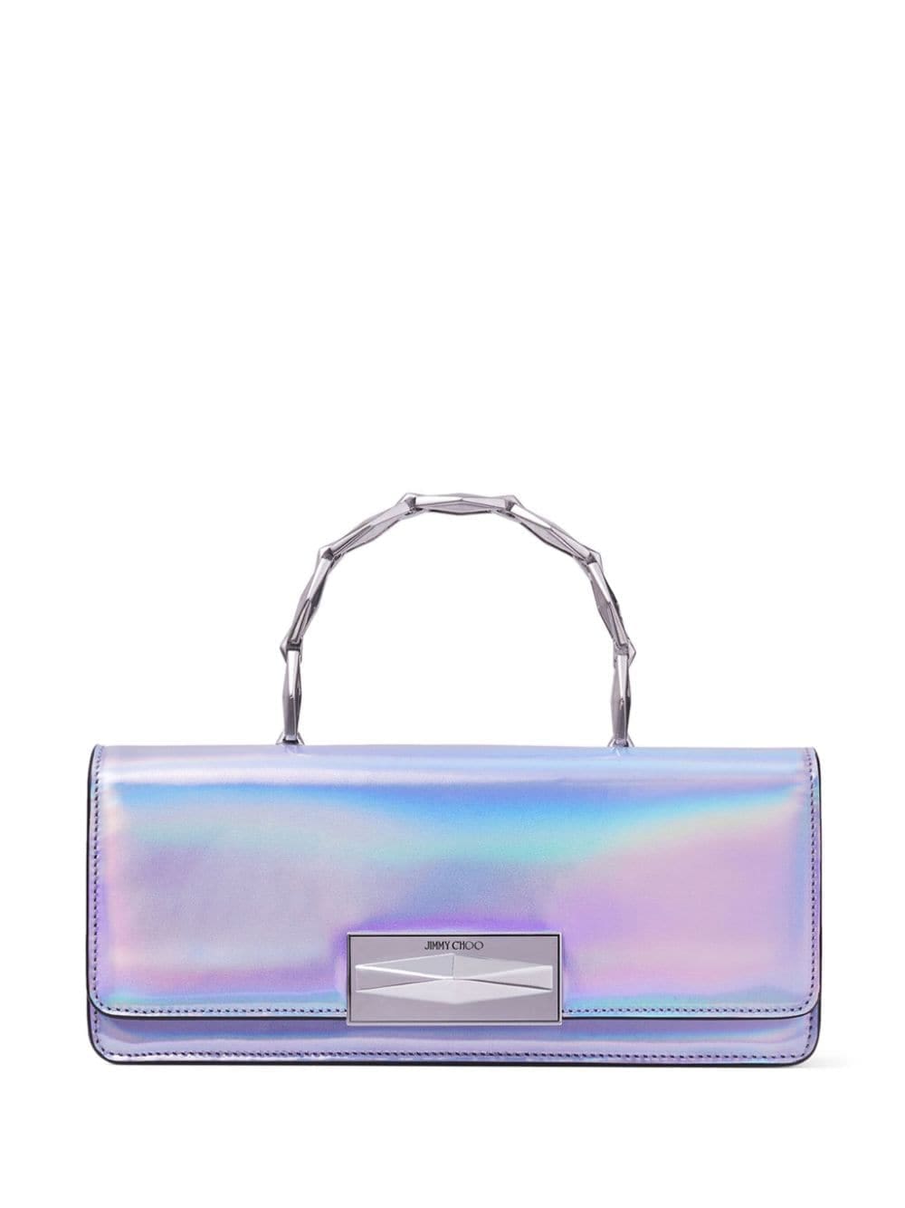 Jimmy Choo Diamond Chain iridescent-effect tote bag
