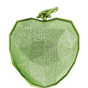 Jimmy Choo Faceted Heart clutch bag