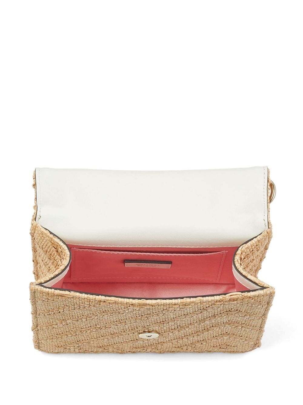 Jimmy Choo small Avenue raffia shoulder bag - Image 5