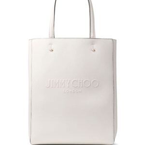 Jimmy Choo Lenny debossed-logo leather tote bag