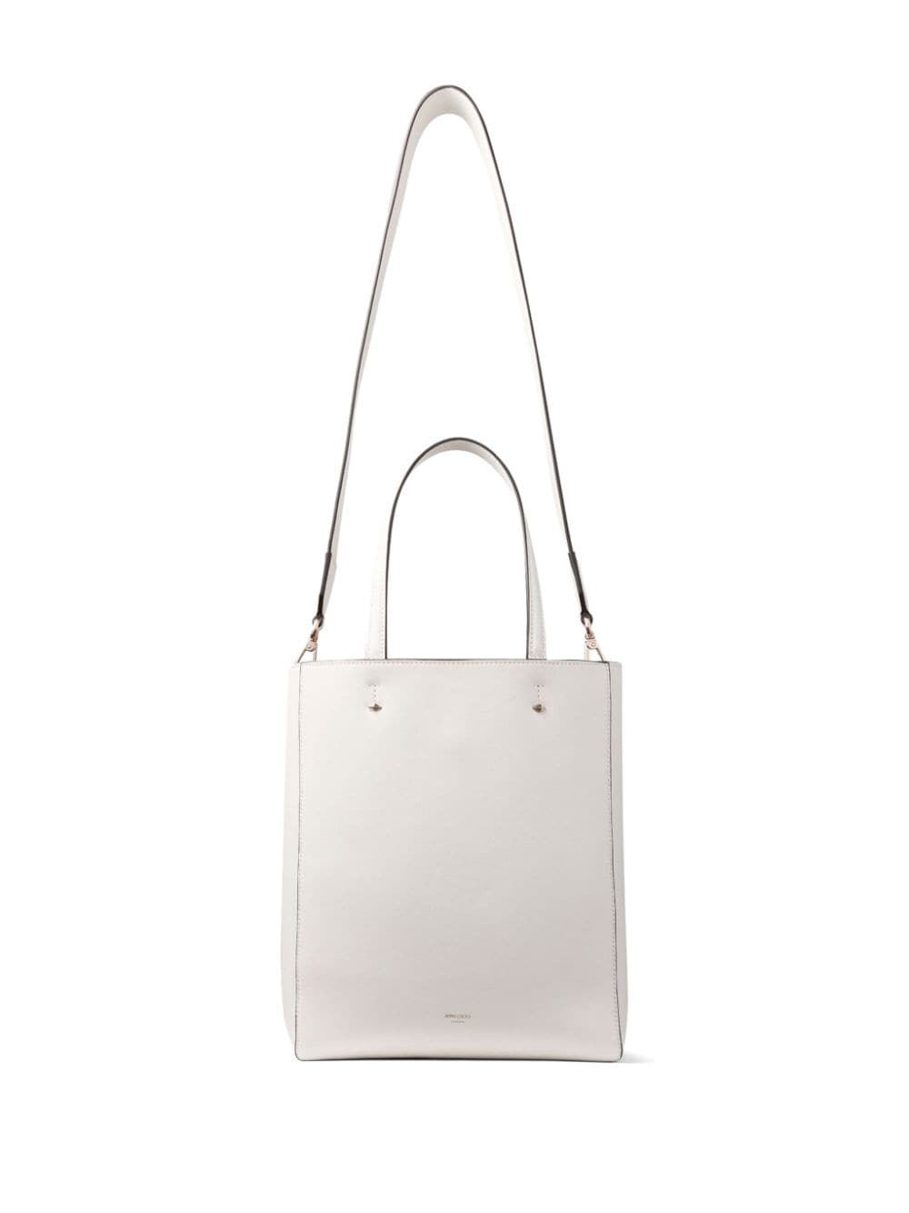 Jimmy Choo Lenny debossed-logo leather tote bag - Image 2