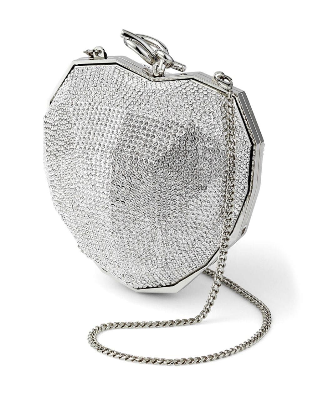 Jimmy Choo Faceted Heart clutch bag - Image 2