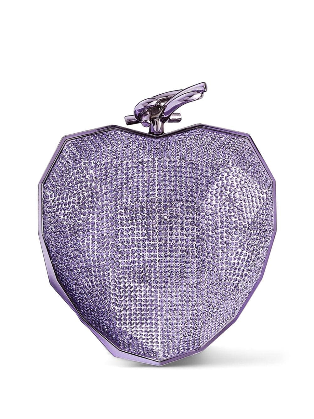 Jimmy Choo Faceted Heart clutch bag