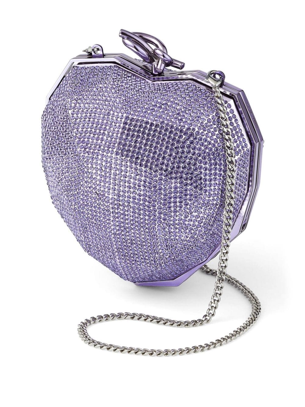 Jimmy Choo Faceted Heart clutch bag - Image 2