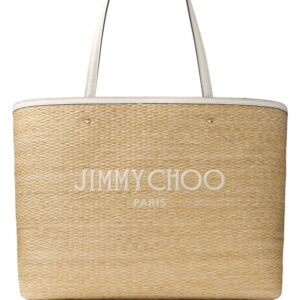 Jimmy Choo Marli raffia tote bag
