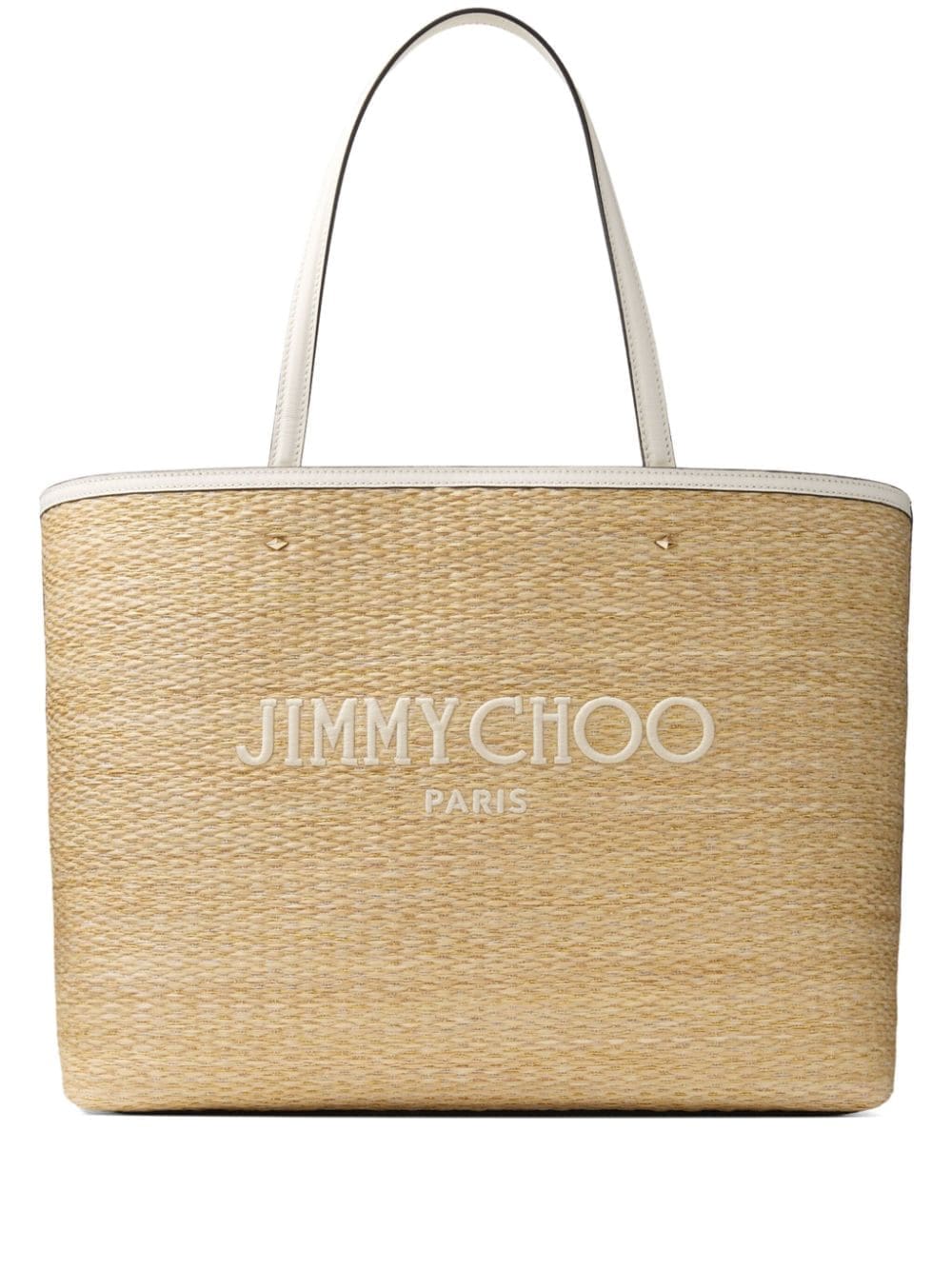 Jimmy Choo Marli raffia tote bag