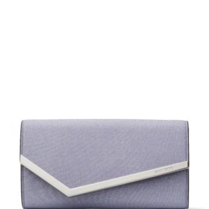 Jimmy Choo Emmie glitter clutch bag