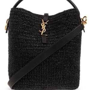 Saint Laurent LE 37 woven bucket bag