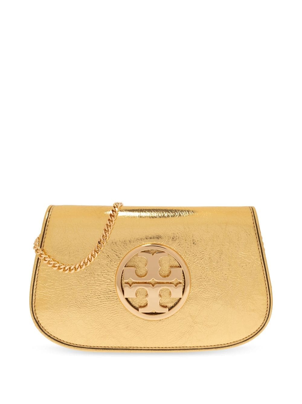 Tory Burch Reva metallic-effect shoulder bag