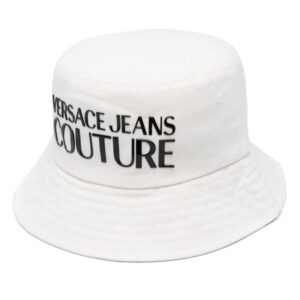 Versace Jeans Couture rubberised-logo bucket hat