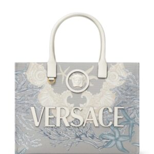 Versace La Medusa Barocco Sea canvas tote bag