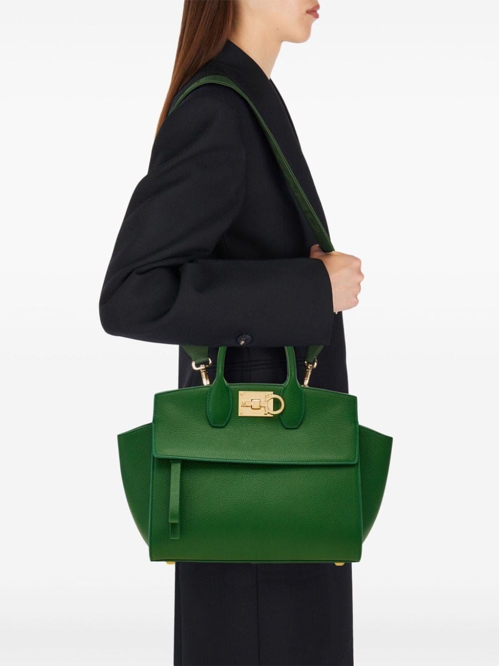 Ferragamo small Studio leather tote bag - Image 3