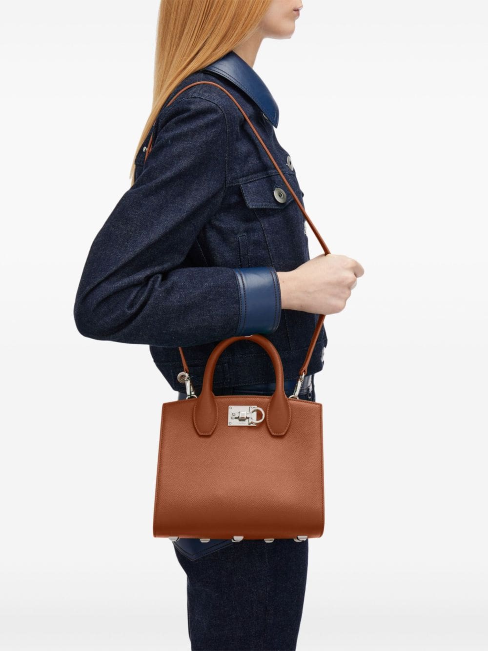 Ferragamo small Studio Box tote bag - Image 2