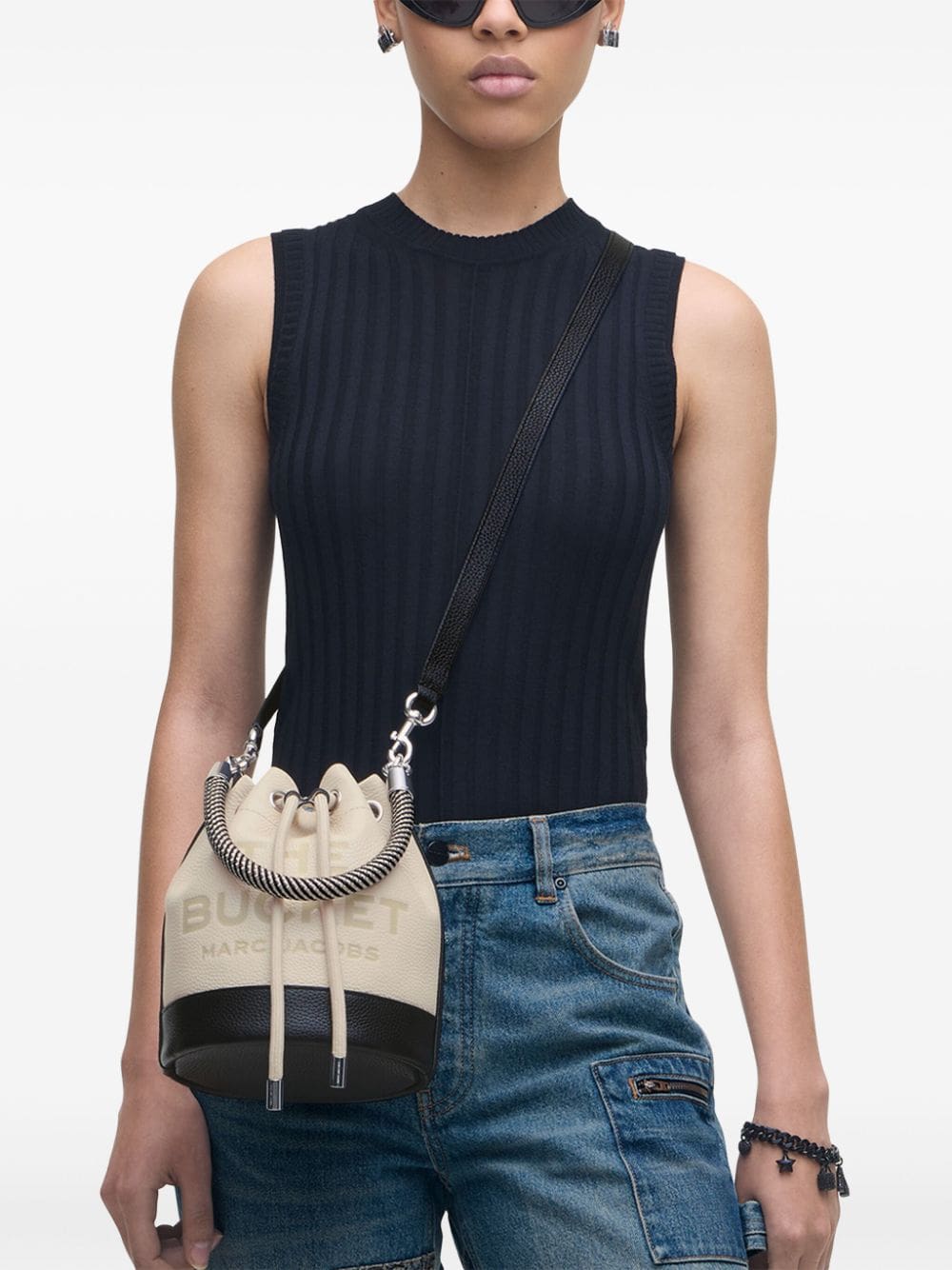 Marc Jacobs The Colour-Block Leather Bucket bag - Image 2