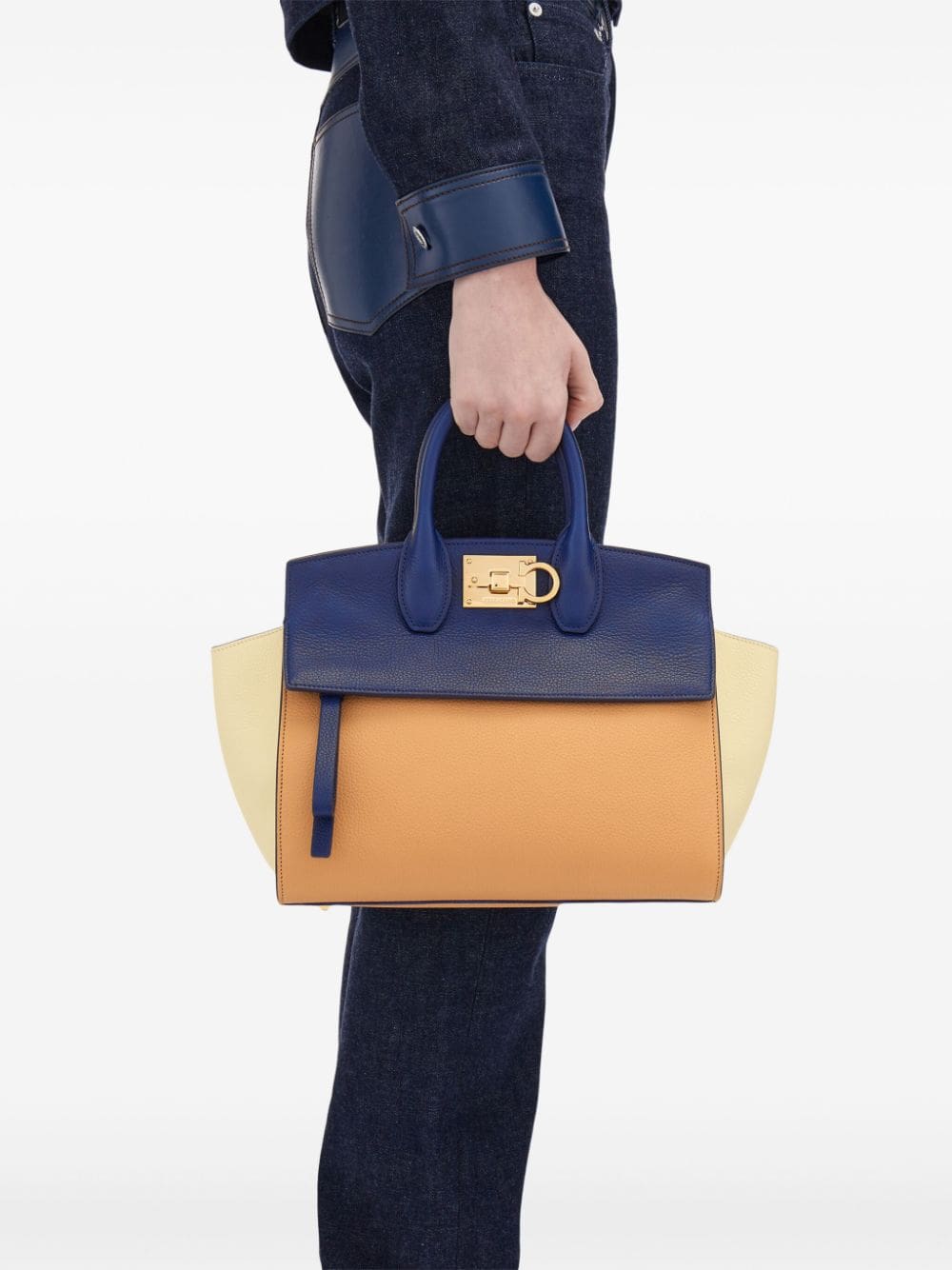 Ferragamo small Studio leather tote bag - Image 3