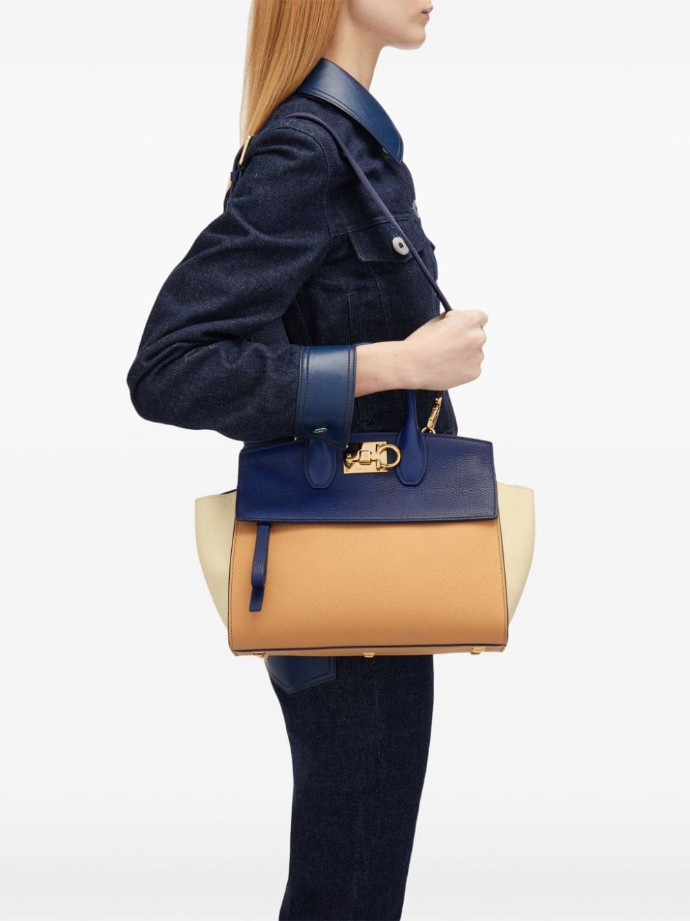 Ferragamo small Studio leather tote bag - Image 2