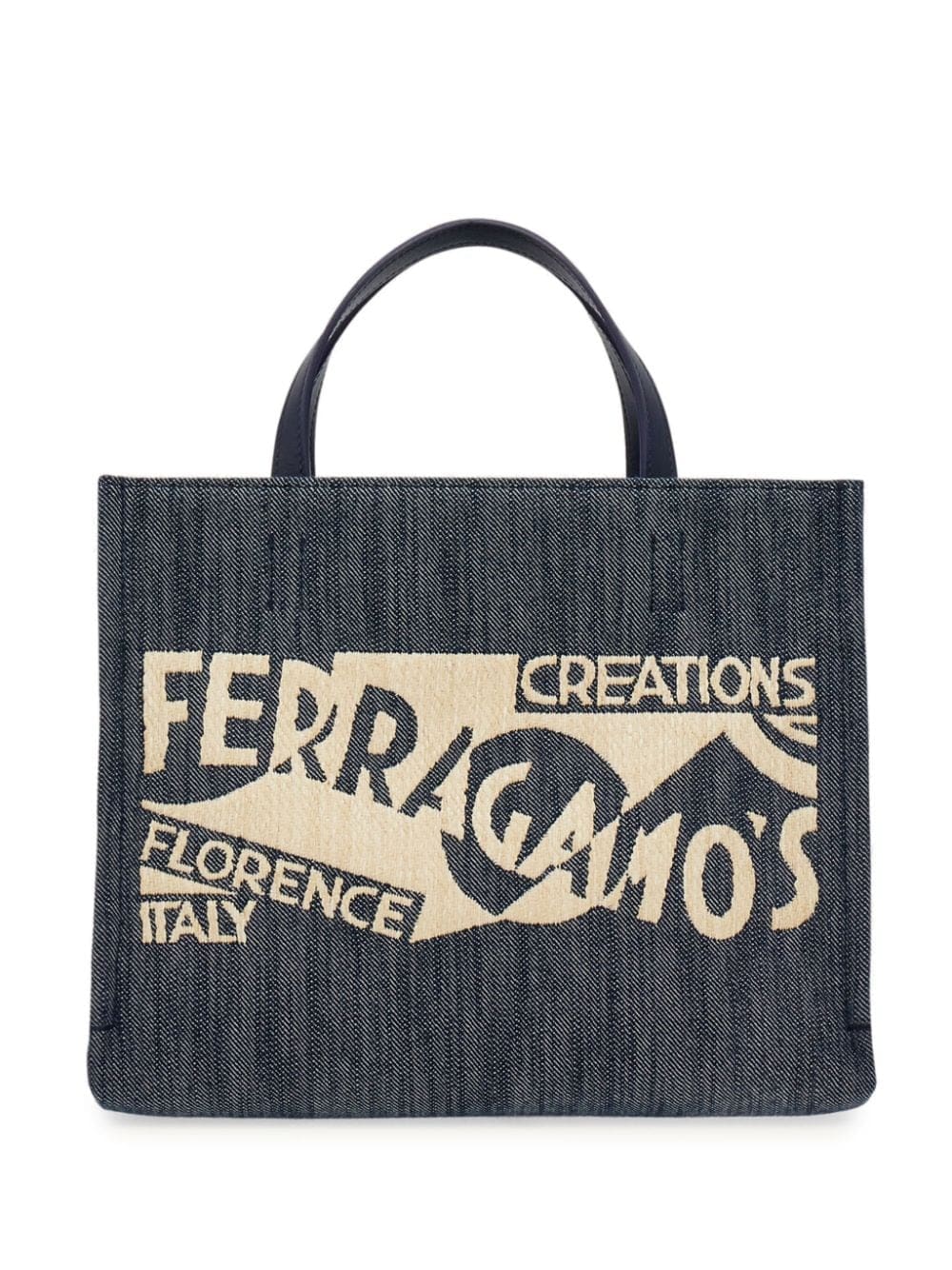 Ferragamo small Venna logo-embroidered tote bag