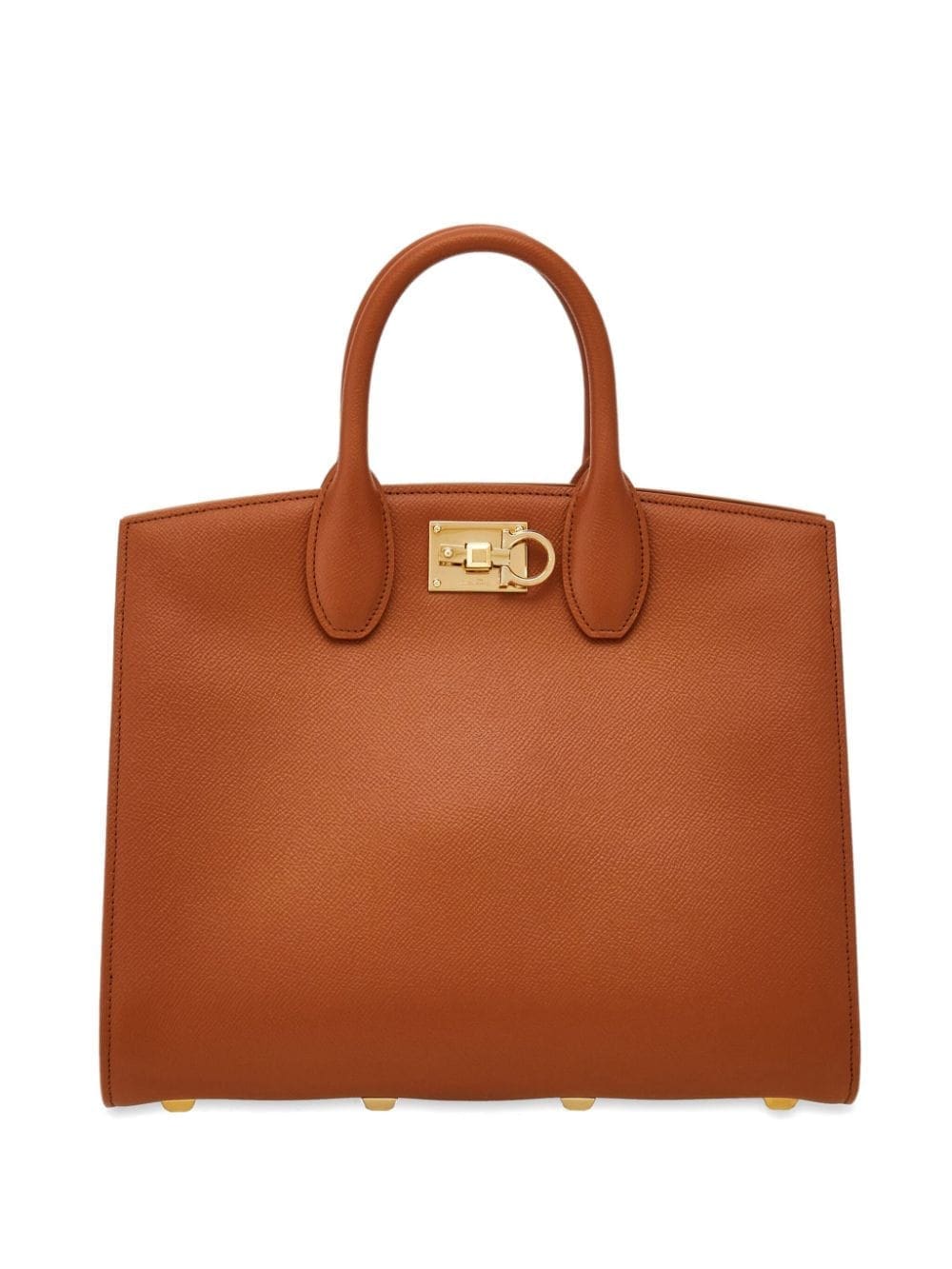 Ferragamo Studio Box leather tote bag