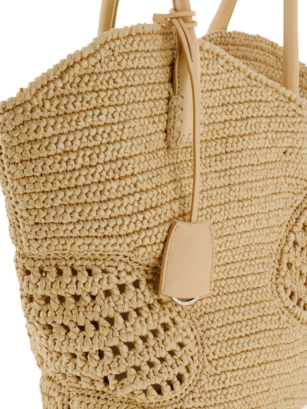 Ferragamo Canvas cut-out tote bag - Image 4