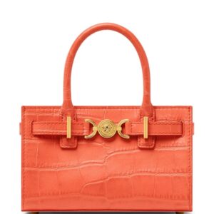 Versace Medusa '95 crocodile-embossed tote bag