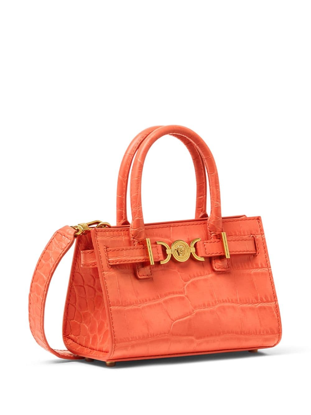 Versace Medusa '95 crocodile-embossed tote bag - Image 4