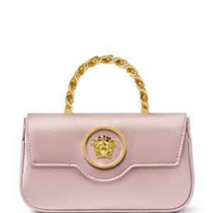 Versace La Medusa satin mini bag