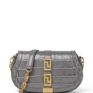 Versace Greca Goddess embossed shoulder bag