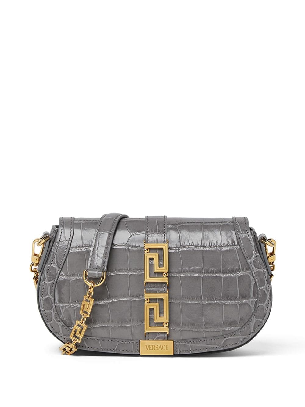 Versace Greca Goddess embossed shoulder bag