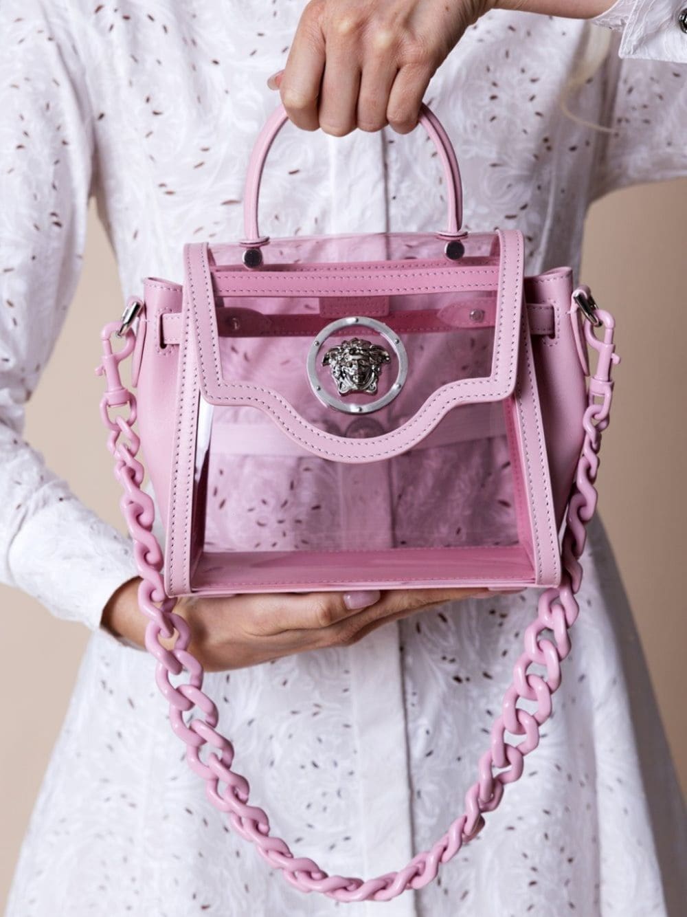 Versace La Medusa transparent tote bag - Image 2