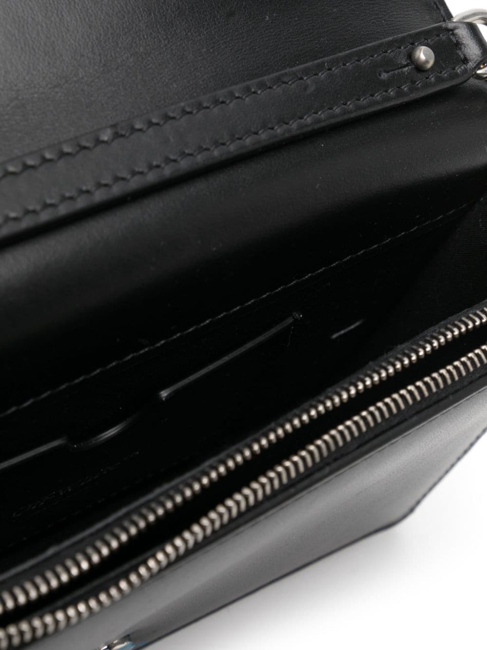 Off-White slogan-print leather crossbody bag - Image 5