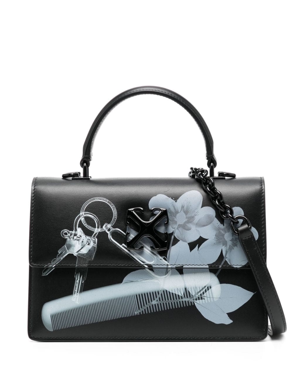 Off-White Jitney X-ray print leather bag