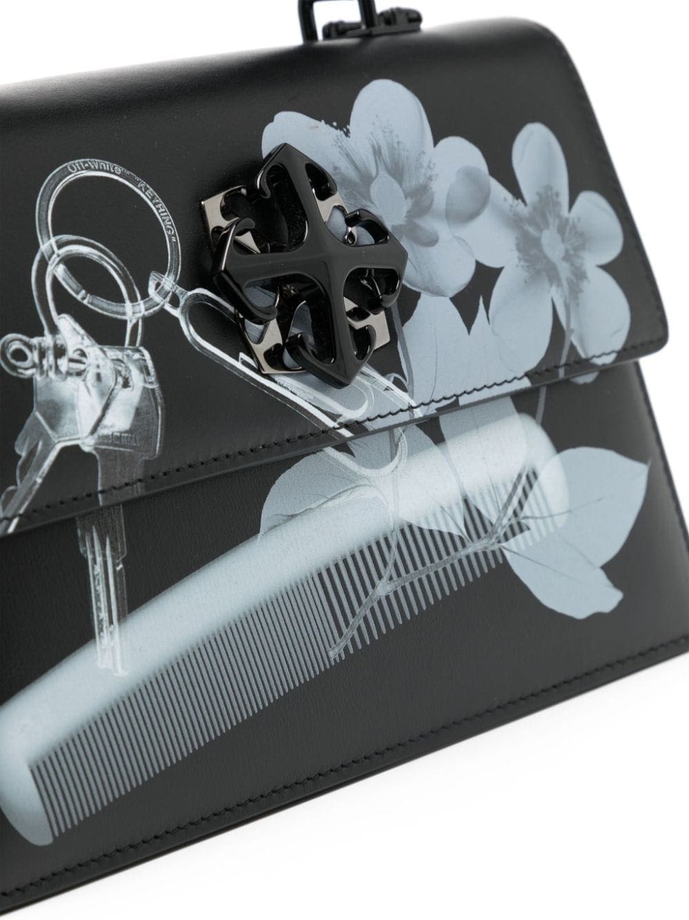 Off-White Jitney X-ray print leather bag - Image 3