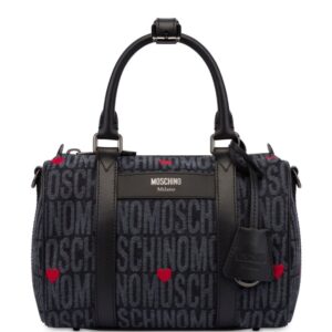 Moschino logo-print duffle bag