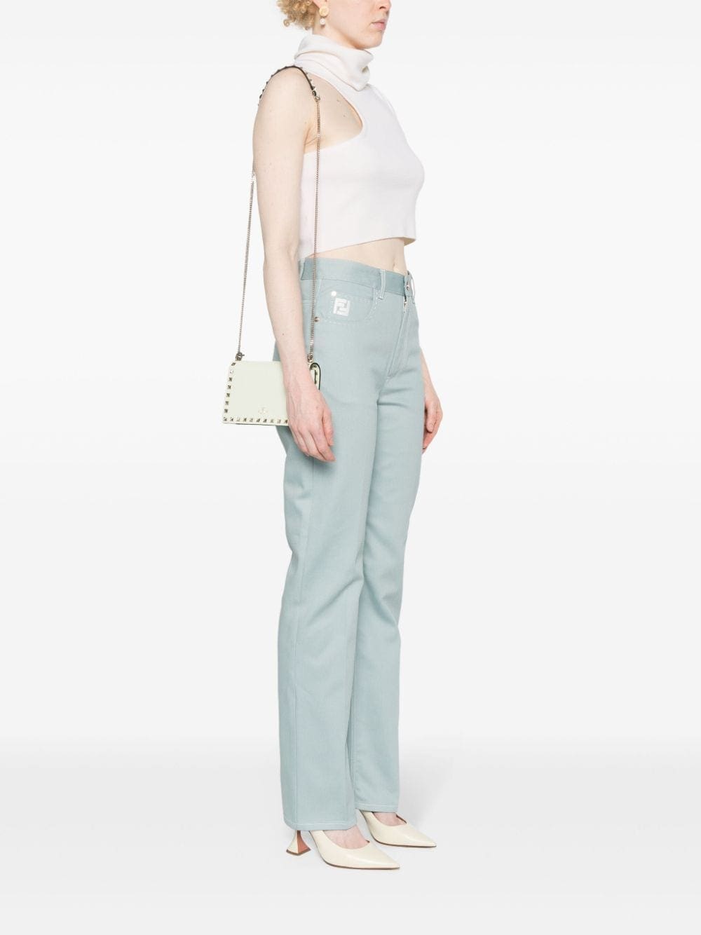 Valentino Garavani Rockstud leather mini bag - Image 2