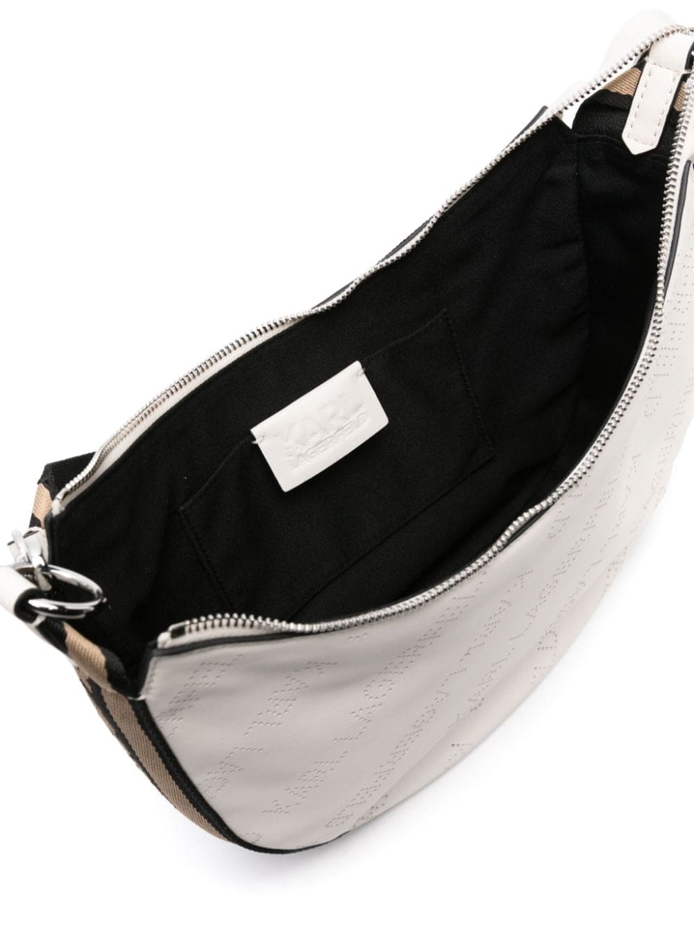 Karl Lagerfeld small Moon recycled-polyester shoulder bag - Image 5