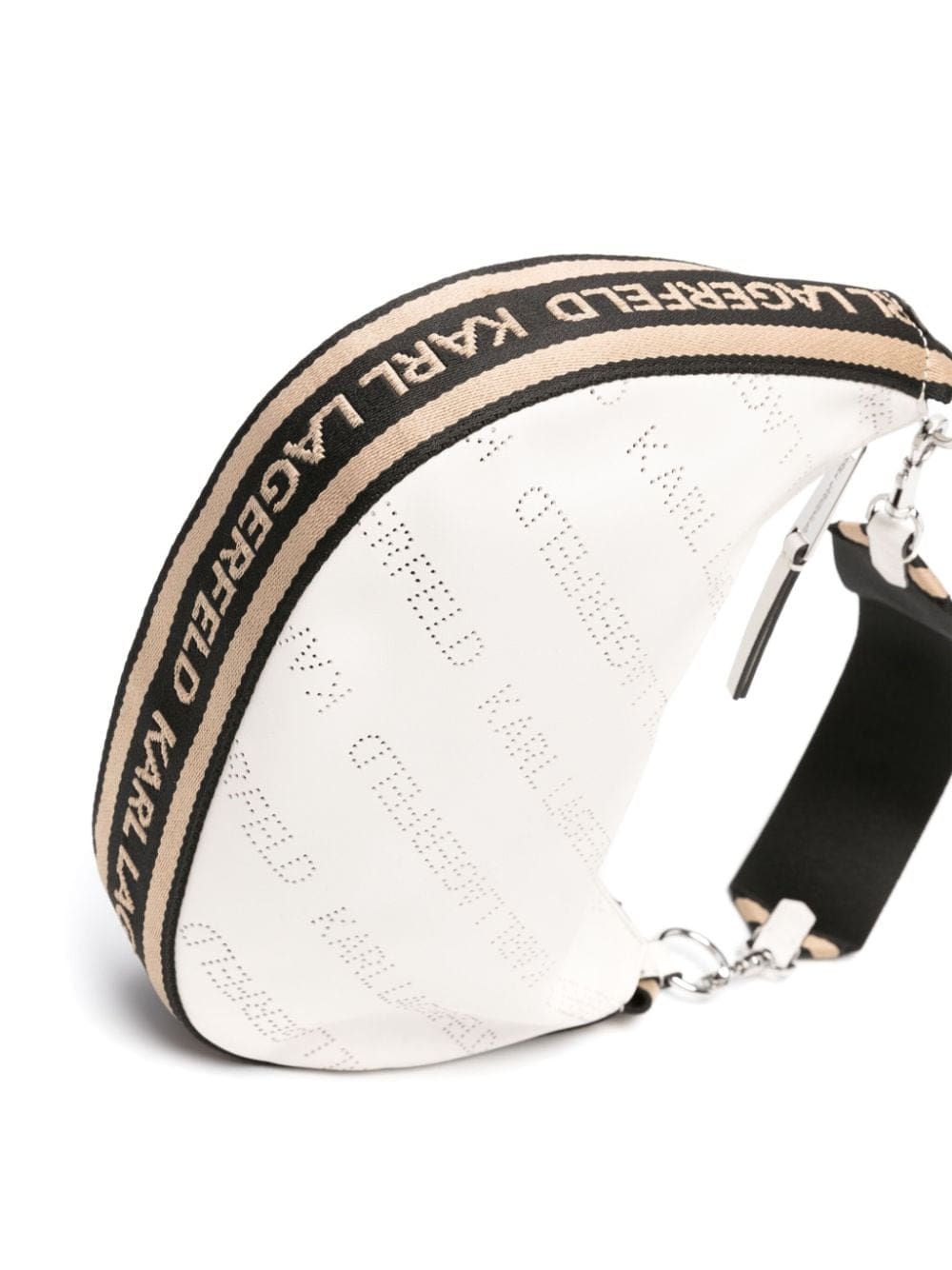 Karl Lagerfeld small Moon recycled-polyester shoulder bag - Image 4