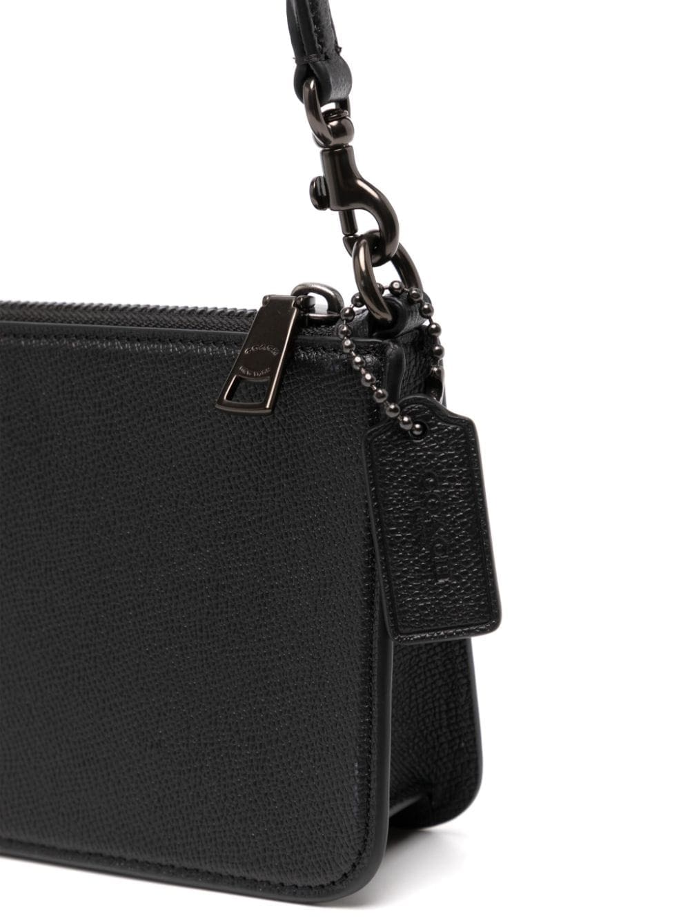 Coach logo-patch leather mini bag - Image 4