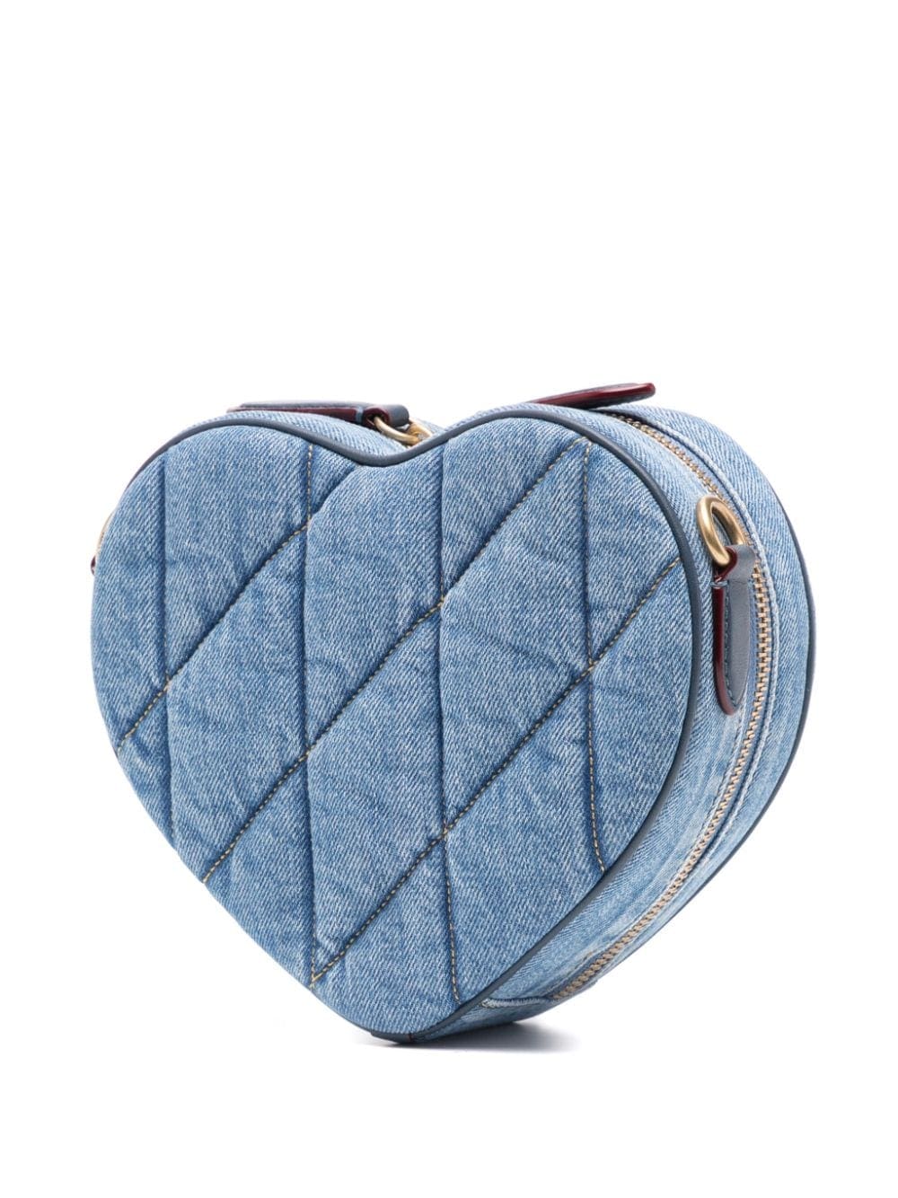 Coach Heart denim cross body bag - Image 2