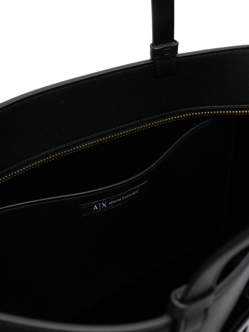 Armani Exchange logo-plaque tote bag - Image 4