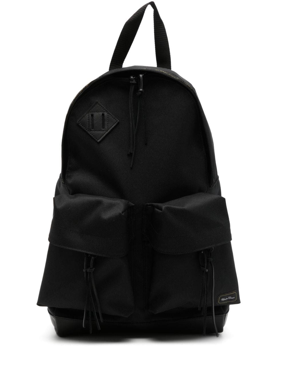Undercover zip-pocket twill backpack
