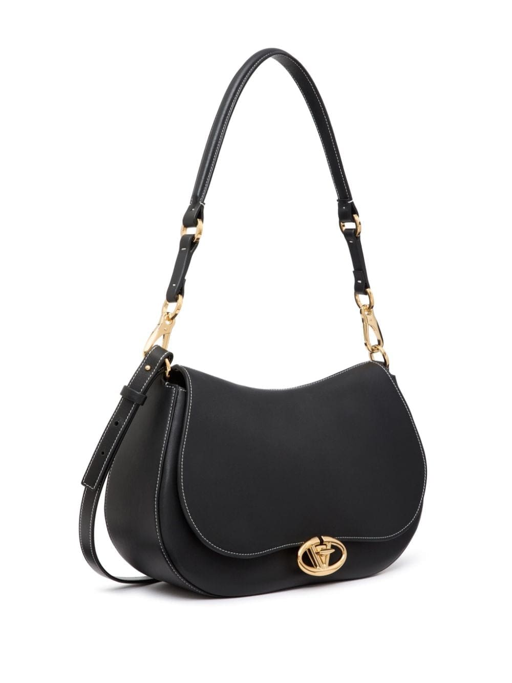 Valentino Garavani medium Ohval leather shoulder bag - Image 4