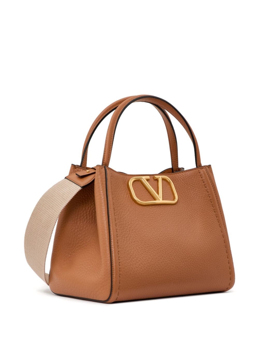 Valentino Garavani medium Alltime leather tote bag - Image 4