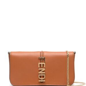 FENDI Fendigraphy leather cross body bag