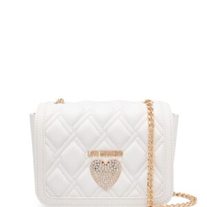 Love Moschino quilted leather crossbody bag