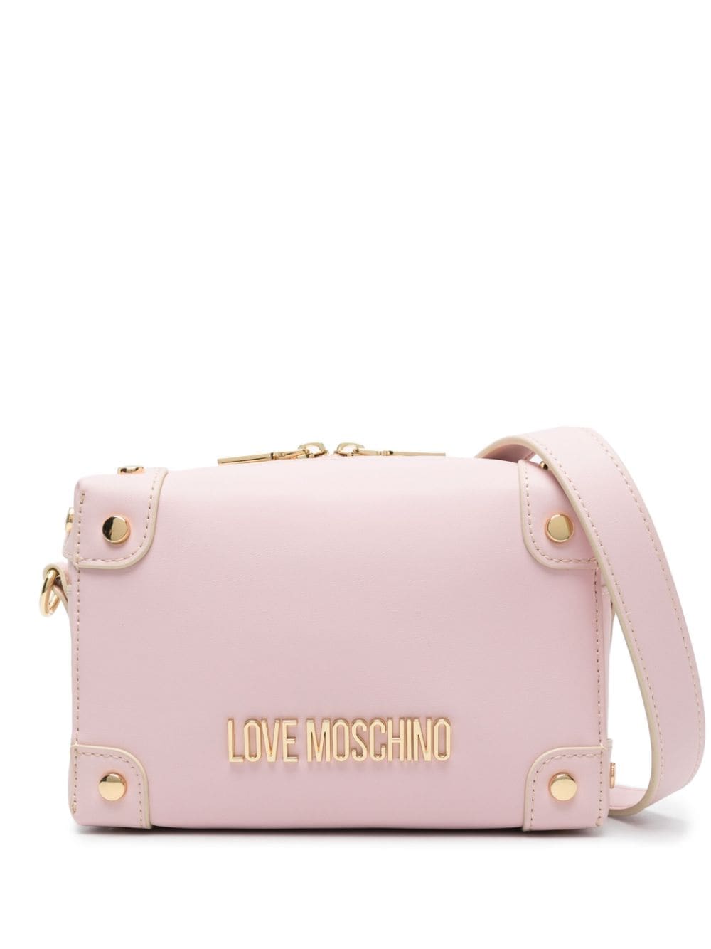 Love Moschino logo-plaque crossbody bag