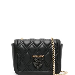 Love Moschino quilted leather crossbody bag