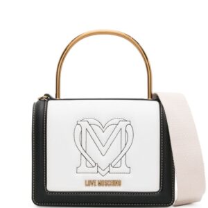Love Moschino logo-embroidered tote bag