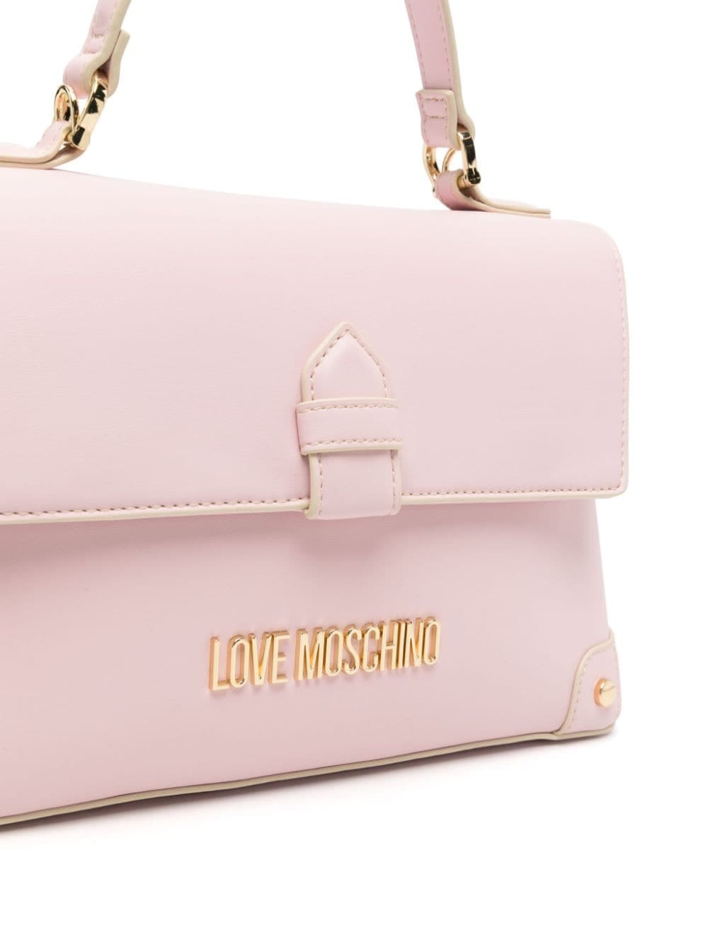 Love Moschino logo-plaque crossbody bag - Image 4