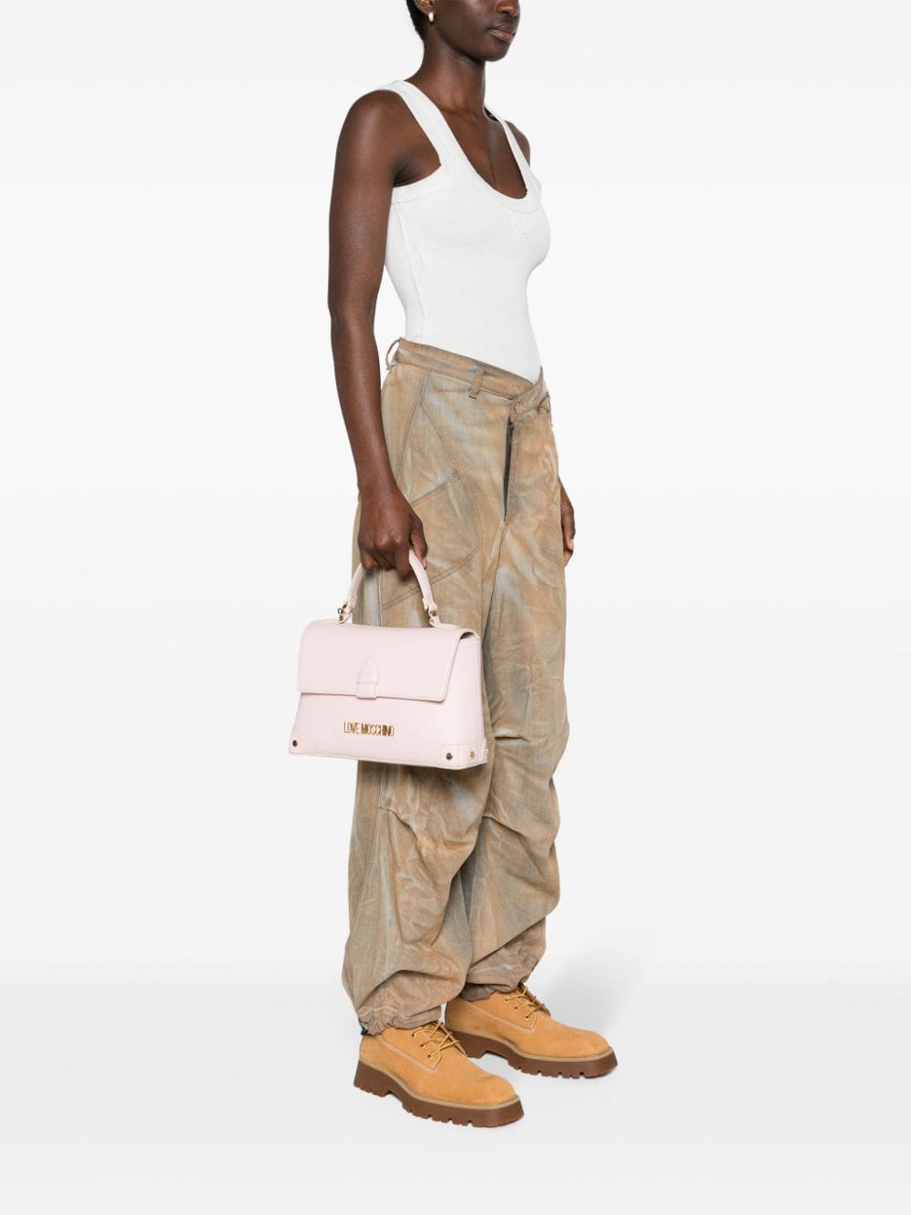 Love Moschino logo-plaque crossbody bag - Image 2